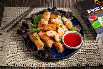 Thai Prawn & Chicken Spring Rolls